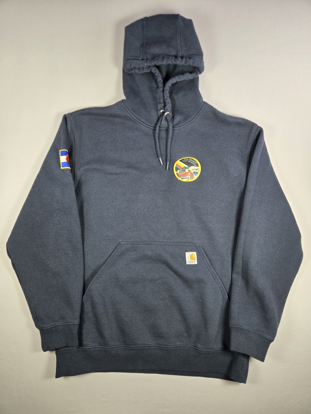 Rare Barstool Sports x Carhartt K121 Colorado Hoodie Gray Streetwear Gorpcore L